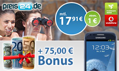 75 € Bonus bei preis24 sichern: 